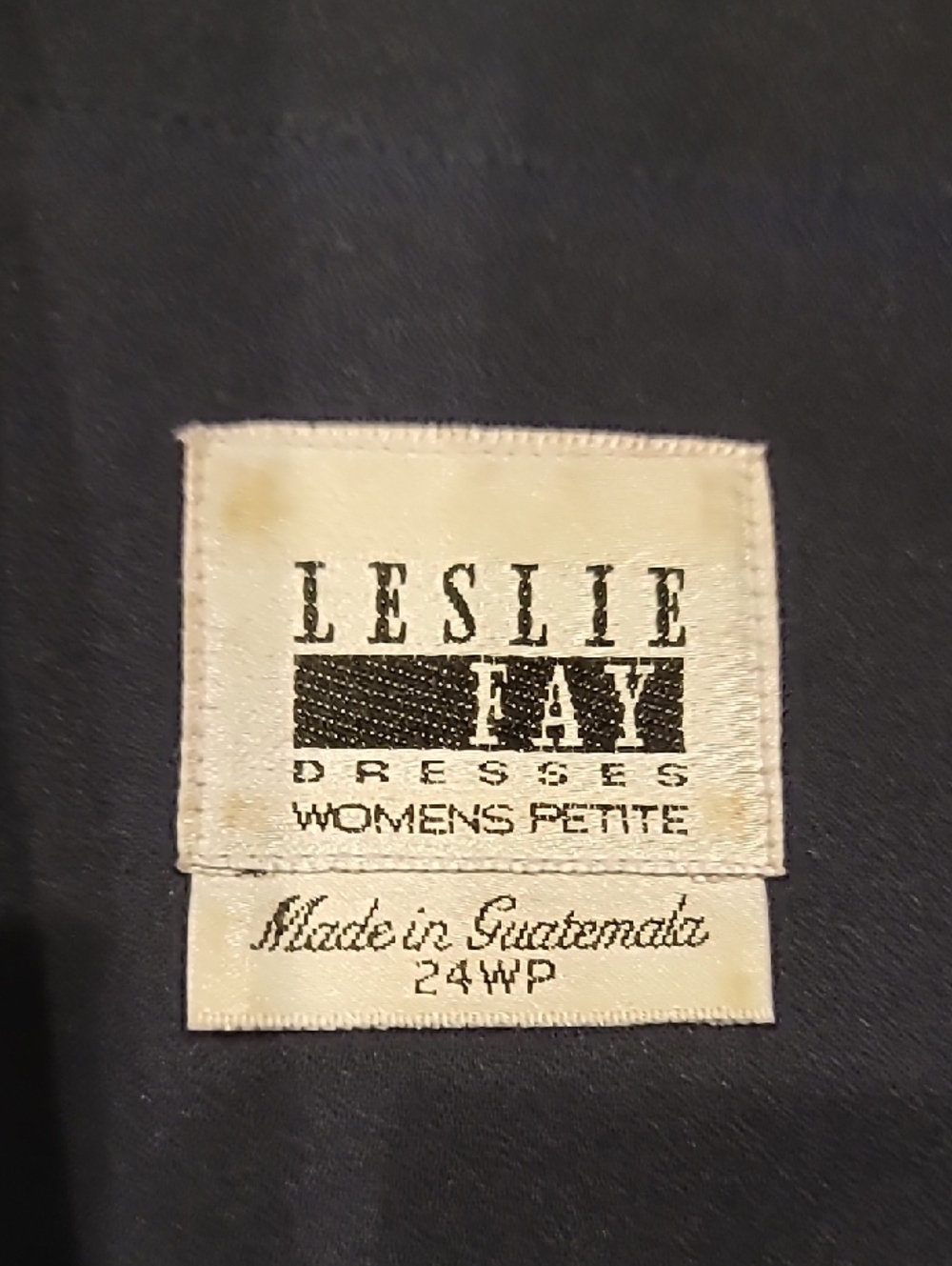 Leslie Fay Navy Embroidered Blazer with Vintage Silver Buttons 24WP - Picture 9 of 16